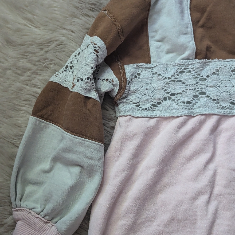 RARE Free People We The Free American Dream Polo in Pink - Picture 14 of 16